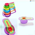 Colorful Nesting Measuring Cups and Spoons Set