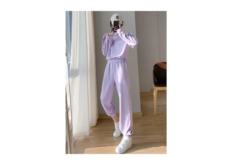 Women’s Casual Two-Piece Tracksuit Set